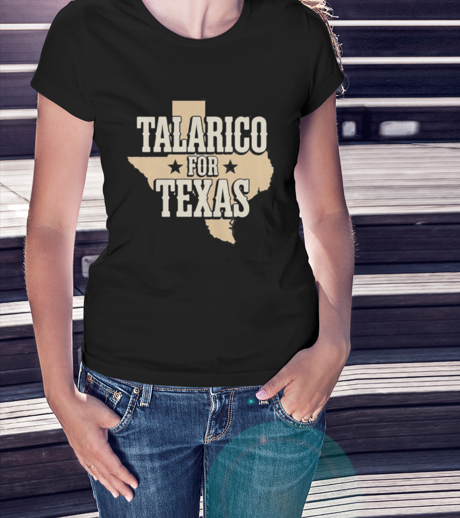 Talarico For Texas Campaign State Map T-Shirt