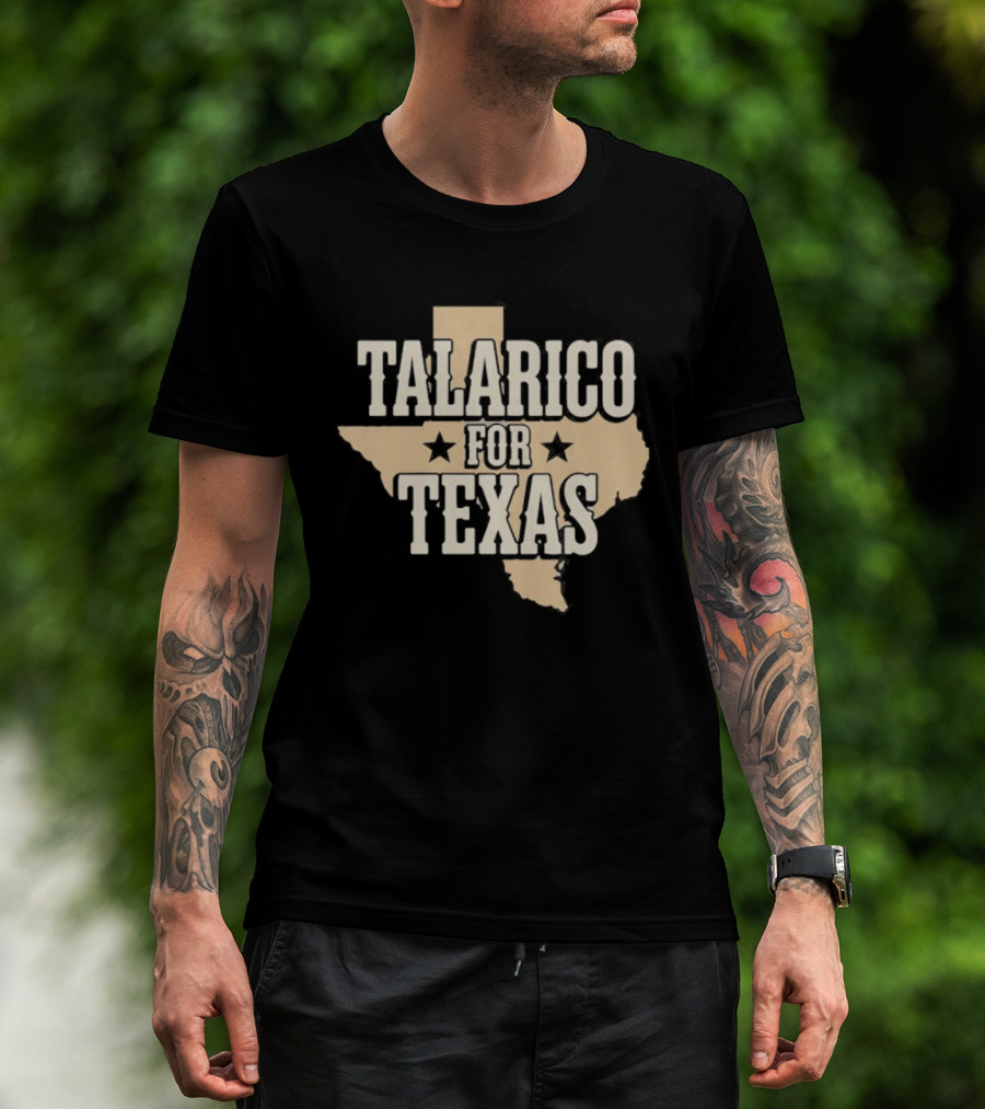 Talarico For Texas Campaign State Map T-Shirt