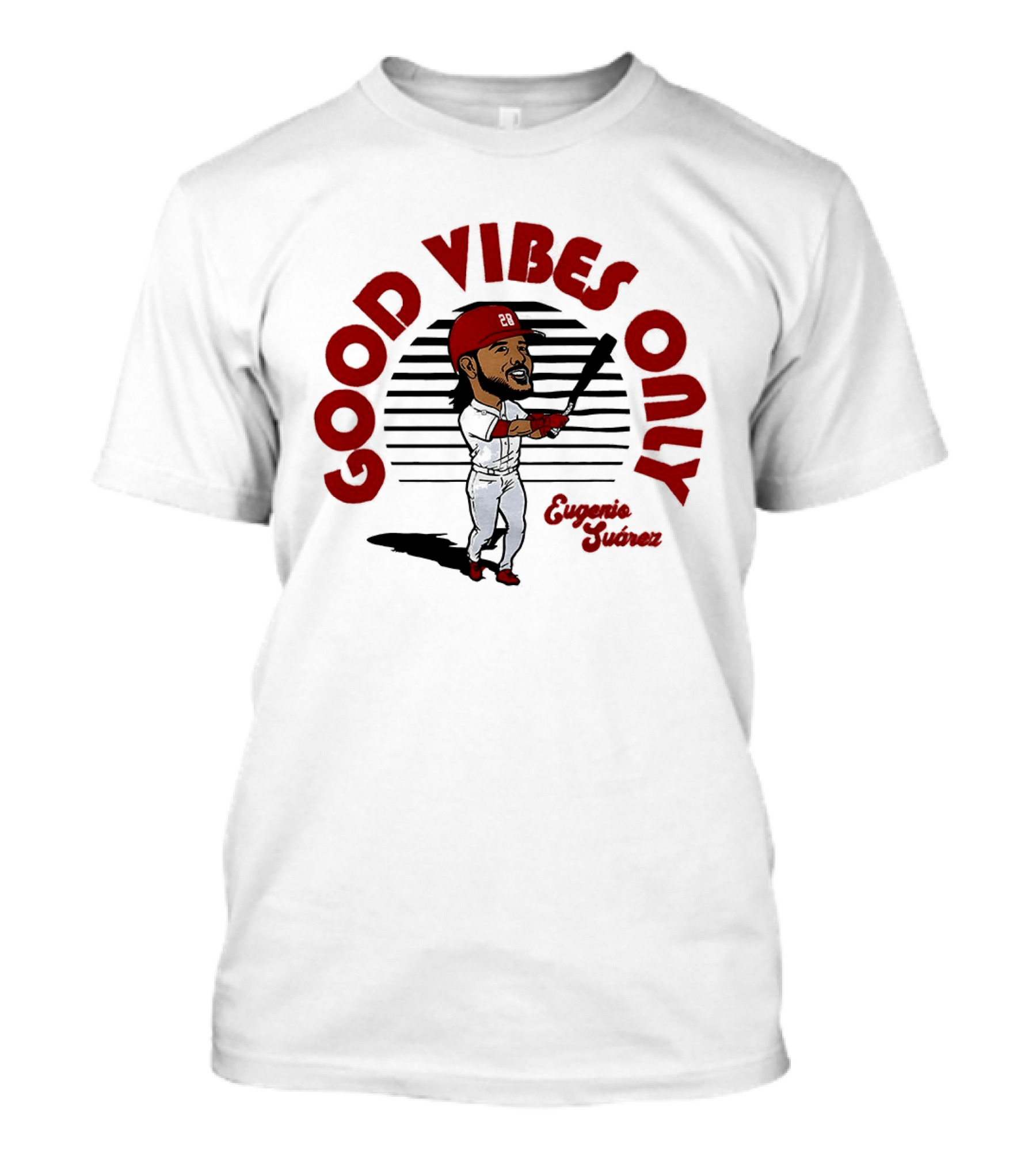 Eugenio Suárez Cincinnati Reds Good Vibes Only T-Shirt