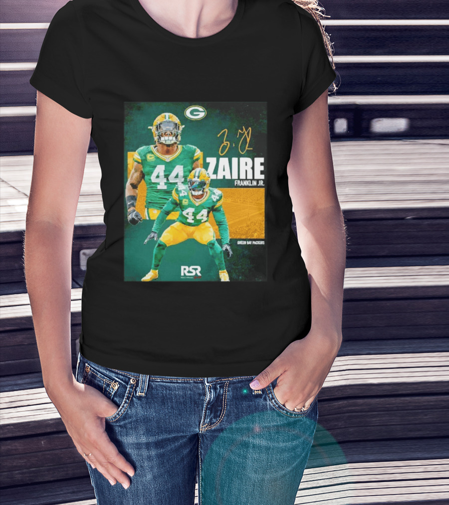 Zaire Franklin Jr Green Bay Packers 44 Signature Edition T-Shirt