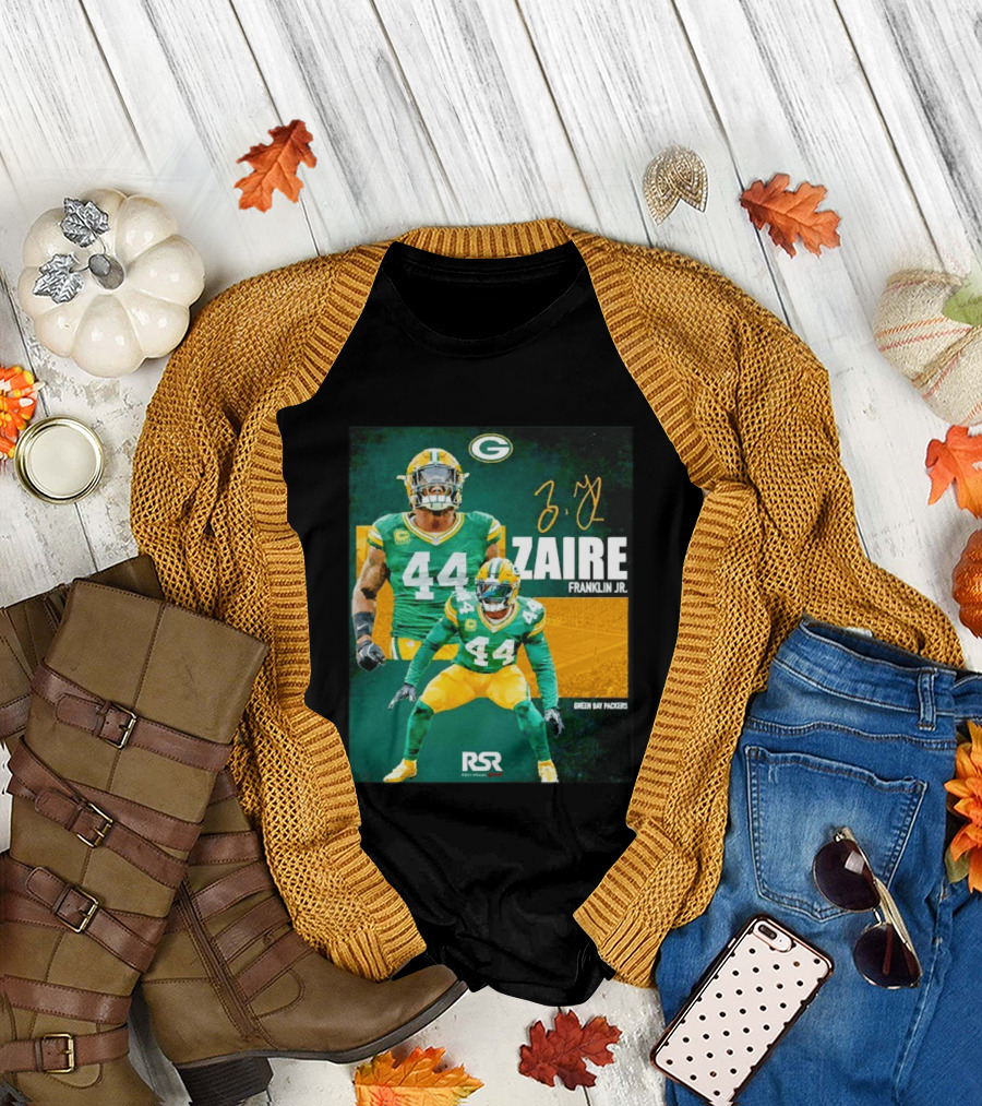 Zaire Franklin Jr Green Bay Packers 44 Signature Edition T-Shirt