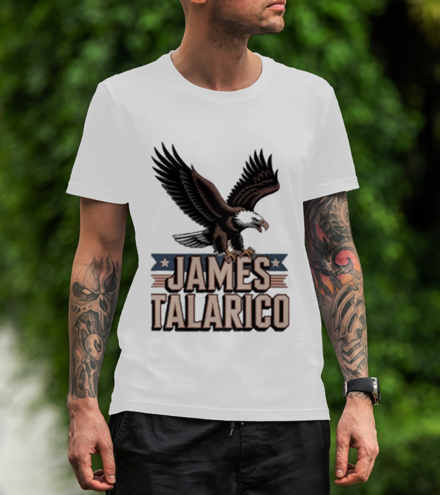 James Talarico Texas Senate 2026 Eagle Stars Stripes T-Shirt