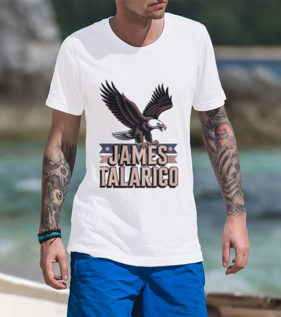 James Talarico Texas Senate 2026 Eagle Stars Stripes T-Shirt