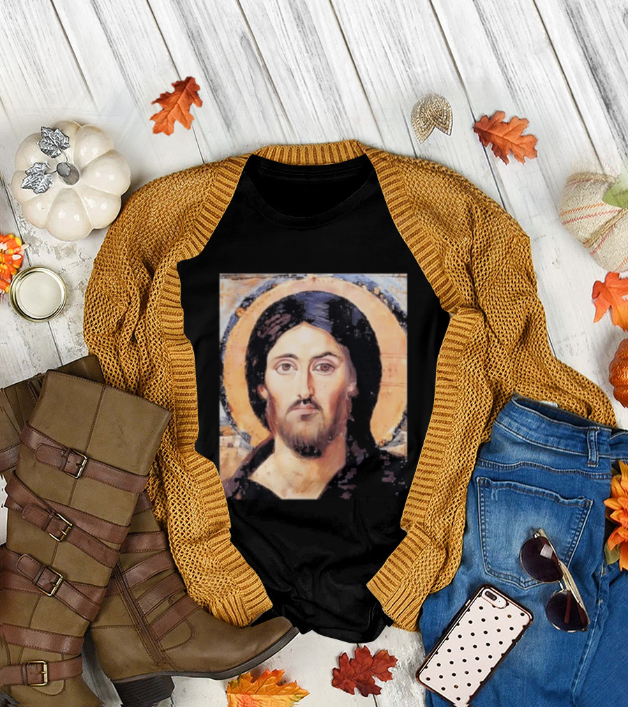 Jesus Christ Pantocrator Icon St. Catherine's Monastery Sinai T-Shirt