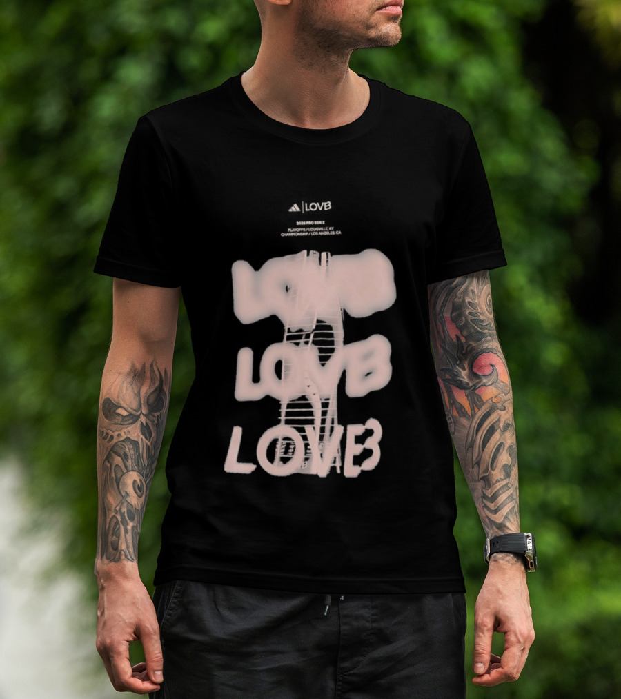 League One Volleyball LOVB Ladder T-Shirt