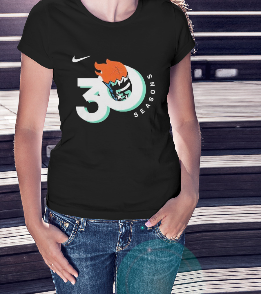 Nike New York Liberty 30 Seasons Anniversary T-Shirt