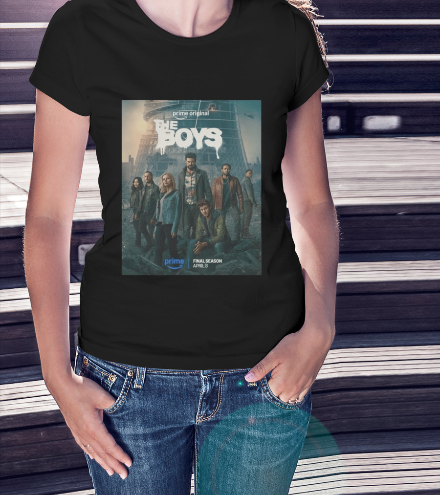 Prime Original The Boys Final Season April 8 Billy Butcher Team T-Shirt
