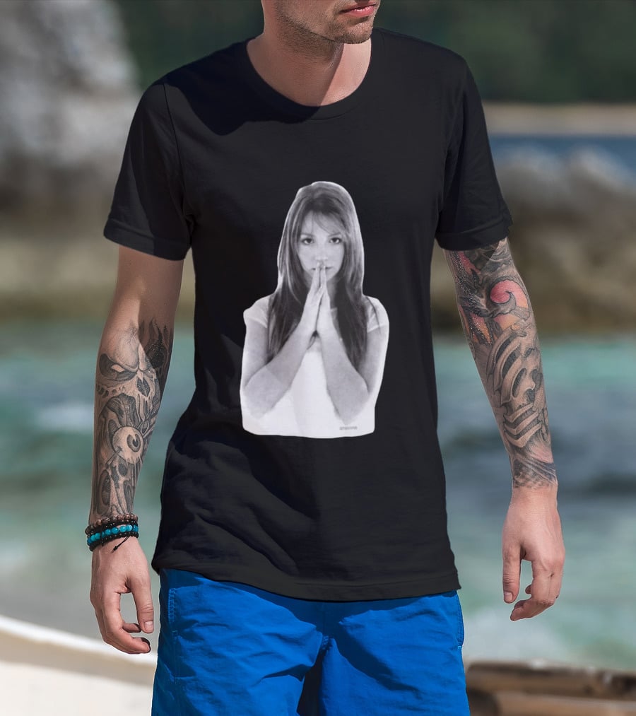The Boys Laz Alonso Britney Spears Iconic Prayer Pose T-Shirt