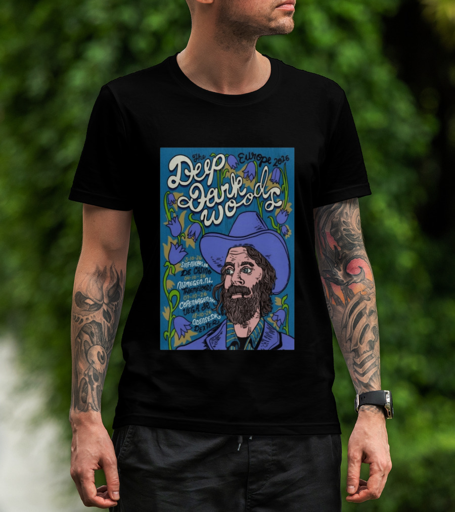 The Deep Dark Woods Europe 2026 Sint Niklaas De Casino Nijmegen Merleyn Copenhagen Vega Odense Dexter T-Shirt
