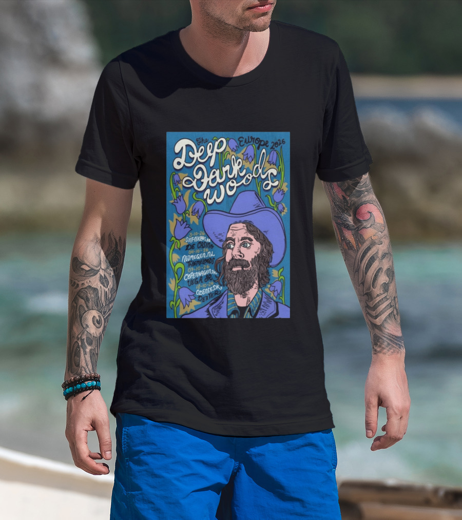 The Deep Dark Woods Europe 2026 Sint Niklaas De Casino Nijmegen Merleyn Copenhagen Vega Odense Dexter T-Shirt