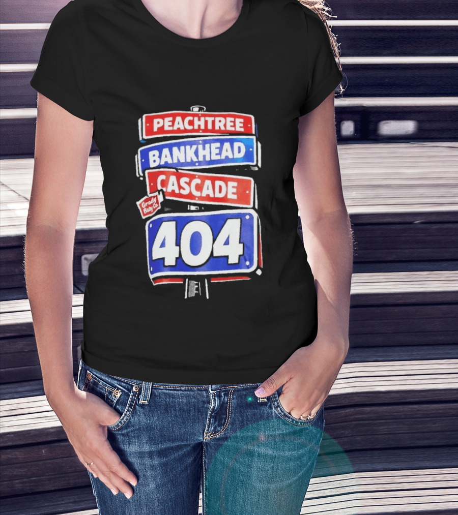 Peachtree Bankhead Cascade 404 Grady Baby Co T-Shirt