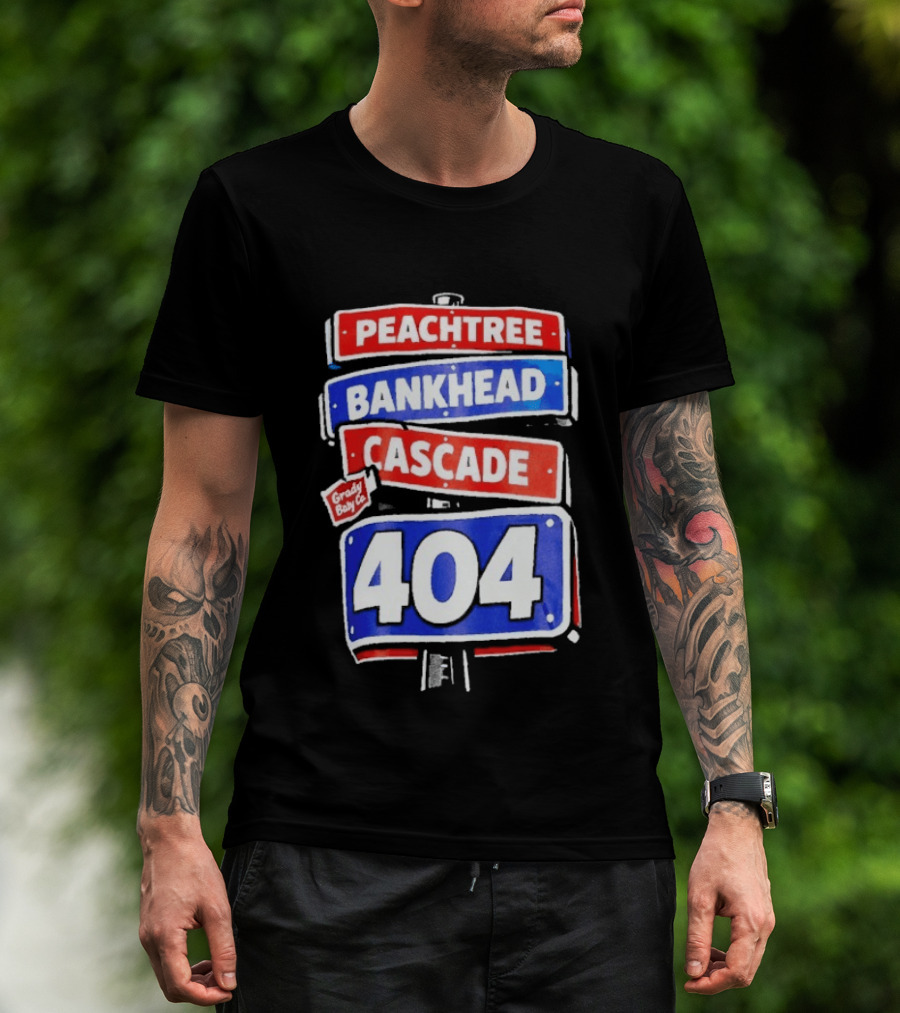 Peachtree Bankhead Cascade 404 Grady Baby Co T-Shirt
