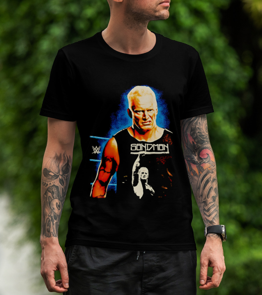Wrestling Icon Sandman WWE Hardcore Legend T-Shirt