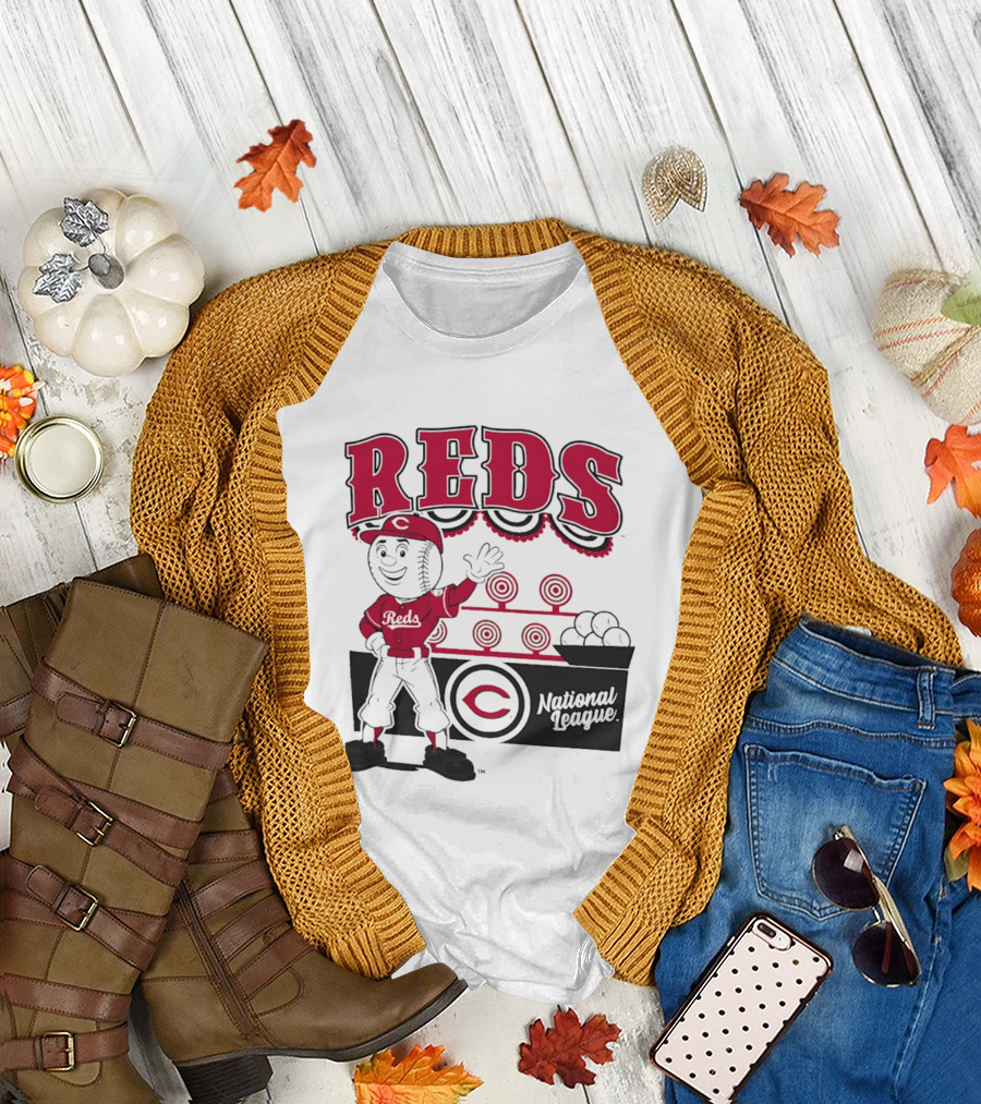 Cincinnati Reds 2026 Step Back Up National League Baseball T-Shirt