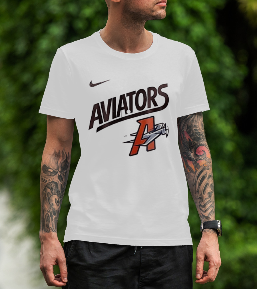 Nike Las Vegas Aviators A Logo Nike Swoosh T-Shirt