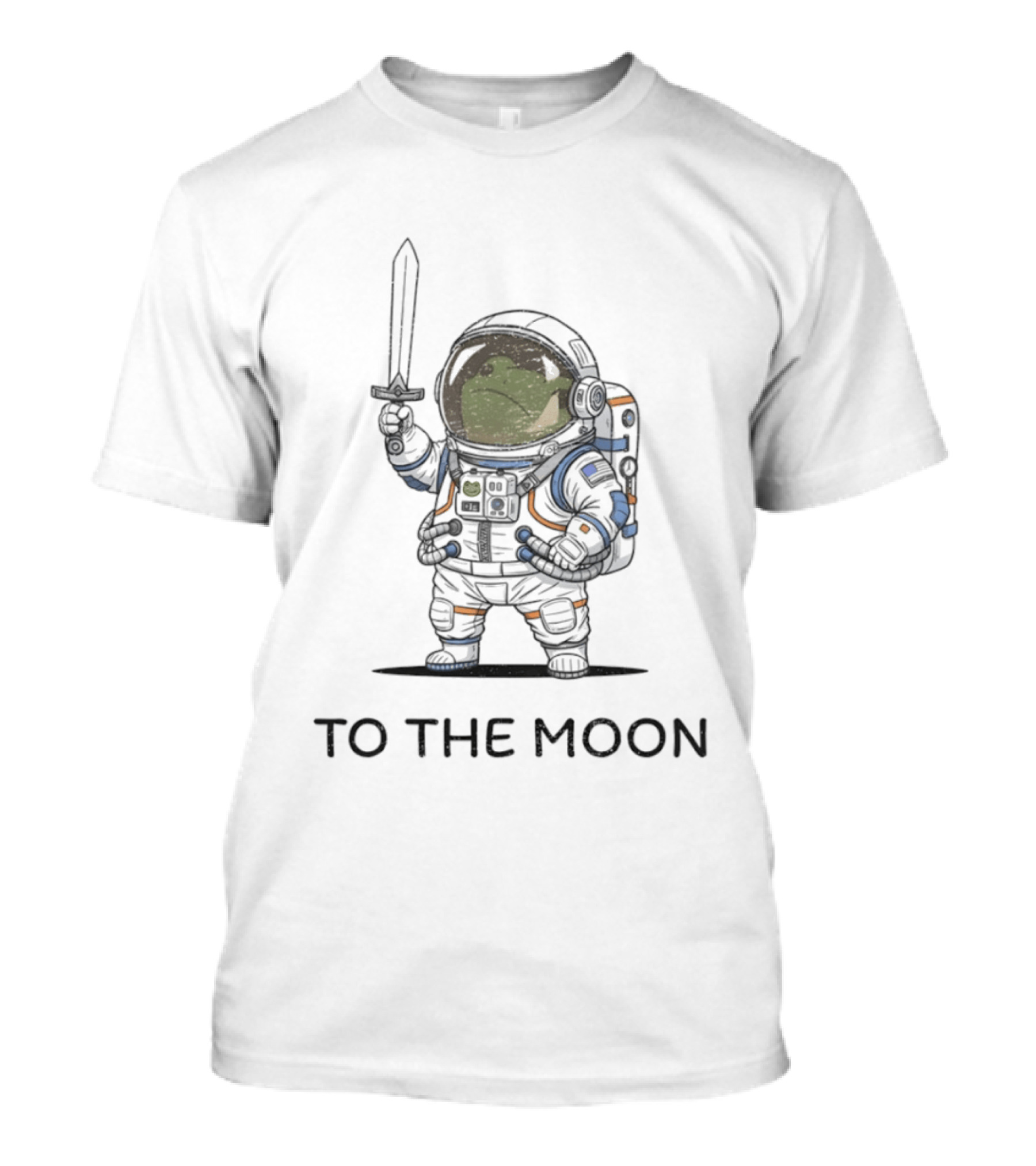Frog To The Moon Astronaut NASA Artemis 2 2026 Space Adventure T-Shirt
