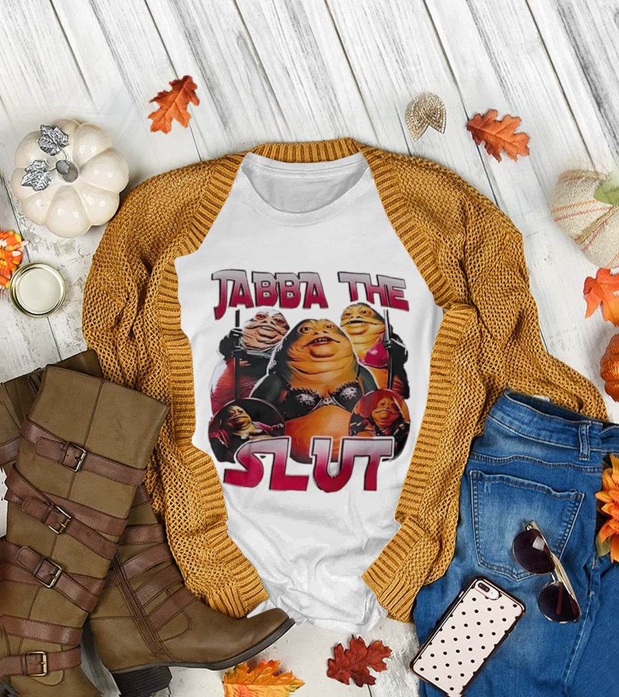 Jabba the Slut Star War Parody Character Fun T-Shirt