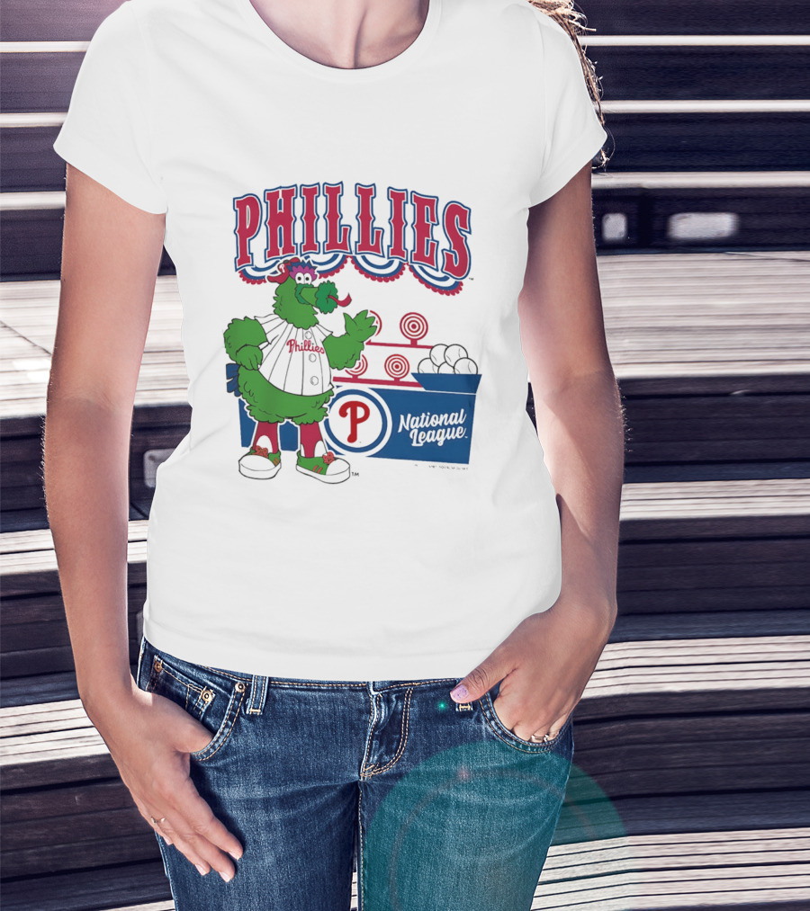 Philadelphia Phillies 2026 Step Back Up Phillies Phanatic National League T-Shirt