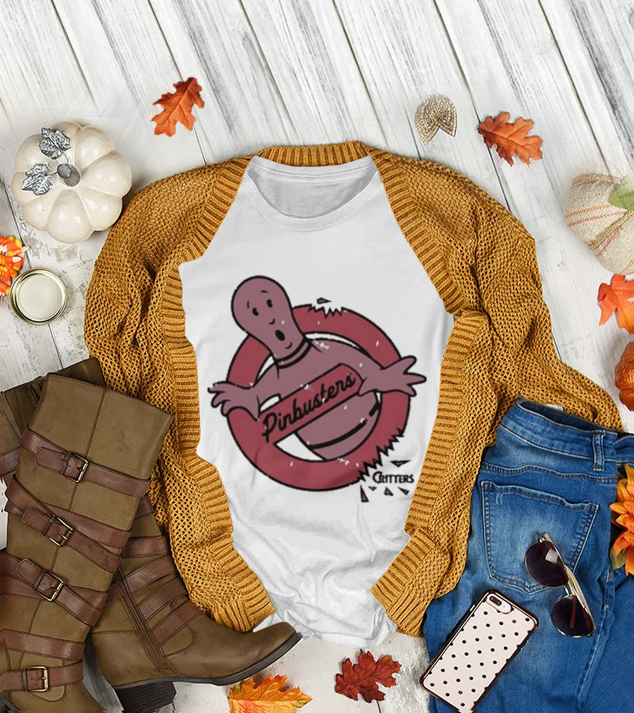 Pinbusters Parody Bowling Ghost T-Shirt
