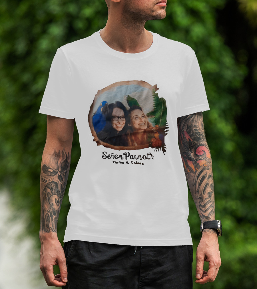 Señor Parrot Turks And Caicos Tropical Adventure T-Shirt