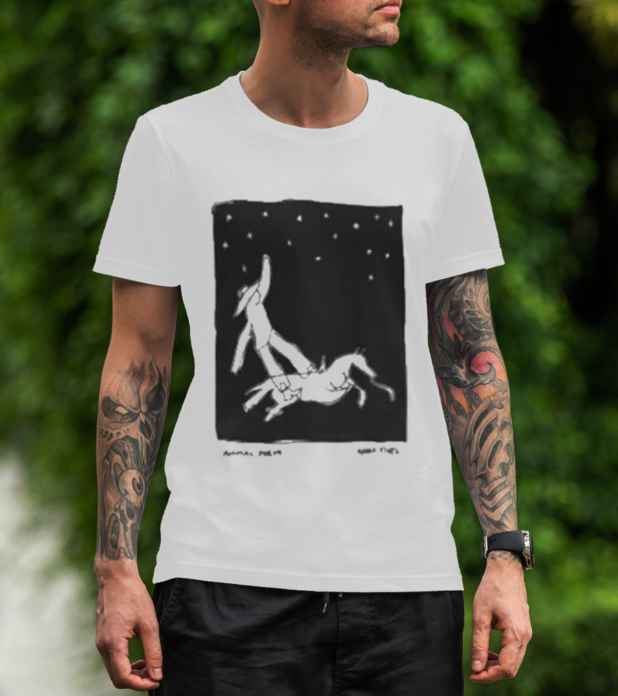 Anna Tivel Cowboy Under Starry Night T-Shirt