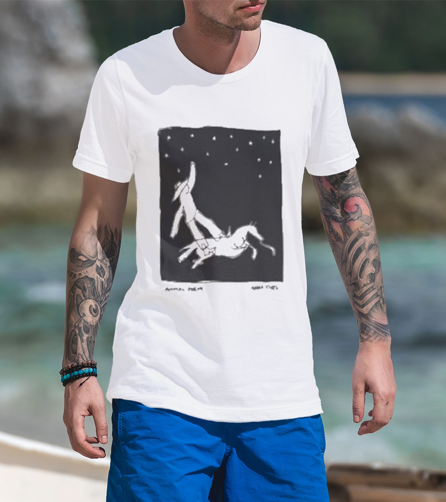 Anna Tivel Cowboy Under Starry Night T-Shirt