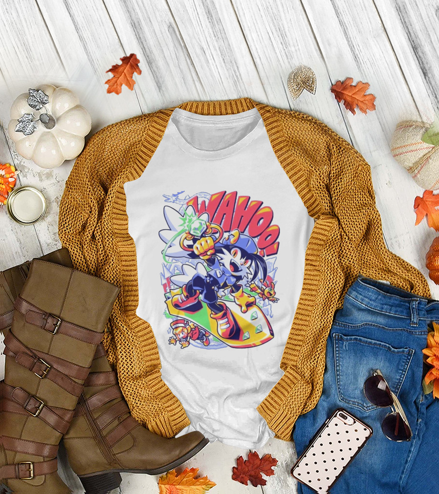 Fangamer Klonoa Wahoo Vintage Style Snowboarding Adventure T-Shirt
