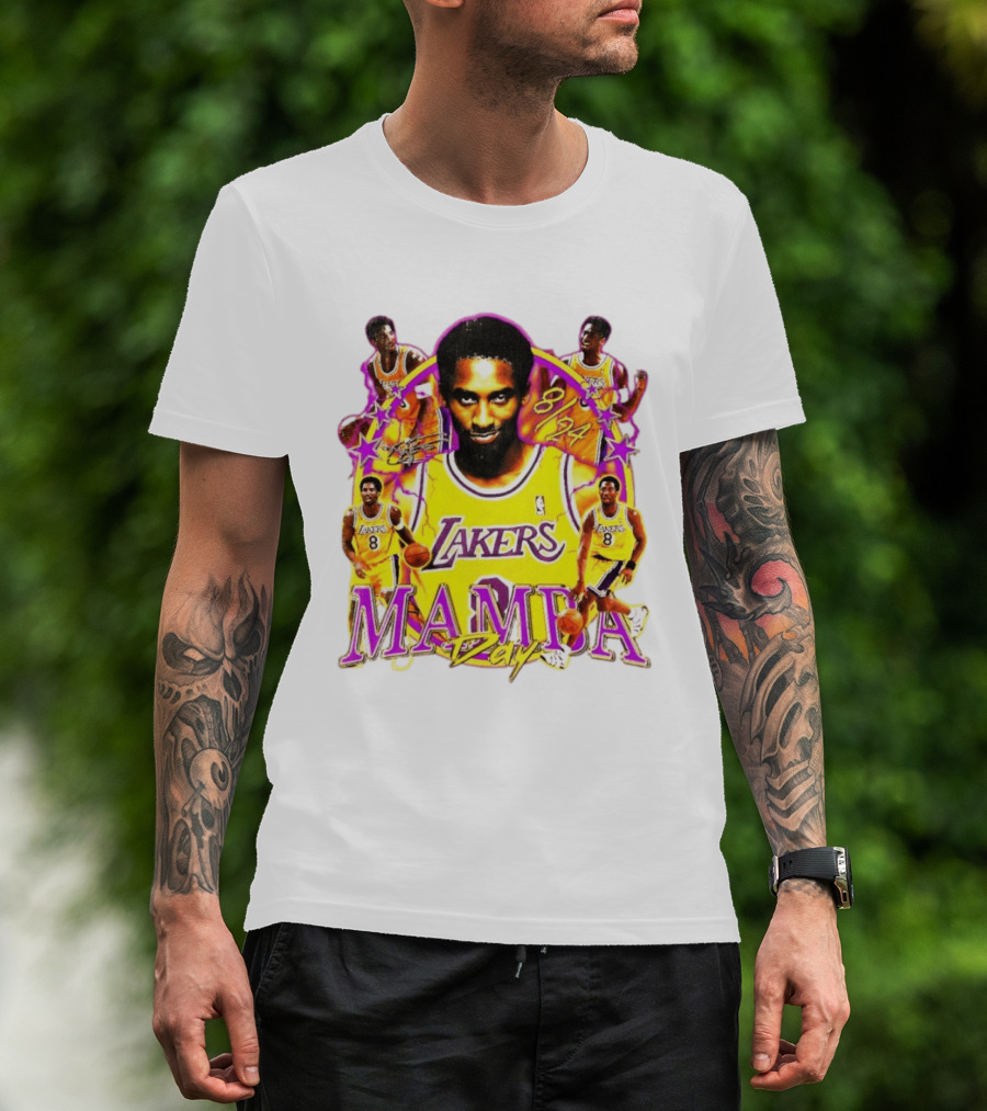 Mamba Day Kobe Bryant 8 24 Los Angeles Lakers NBA T-Shirt