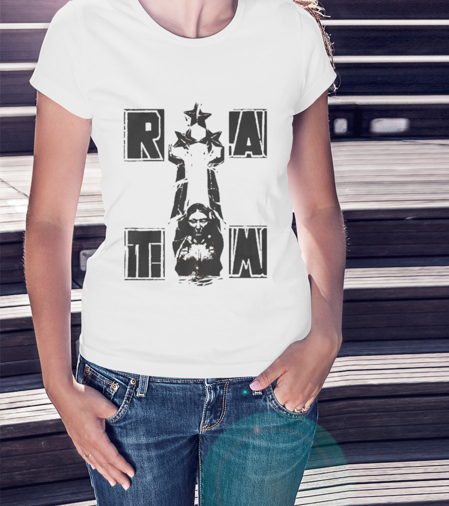Rage Against The Machine RATM Stars Stencil T-Shirt