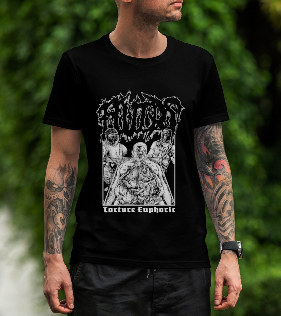 Fluids Torture Euphoric Gruesome Horror Fantasy T-Shirt