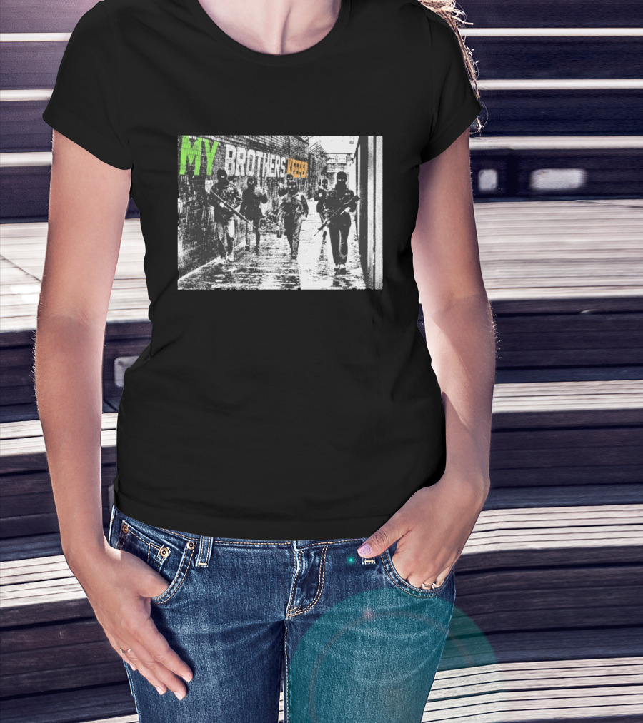 Omerta My Brothers Keeper Masked Figures Alleyway T-Shirt