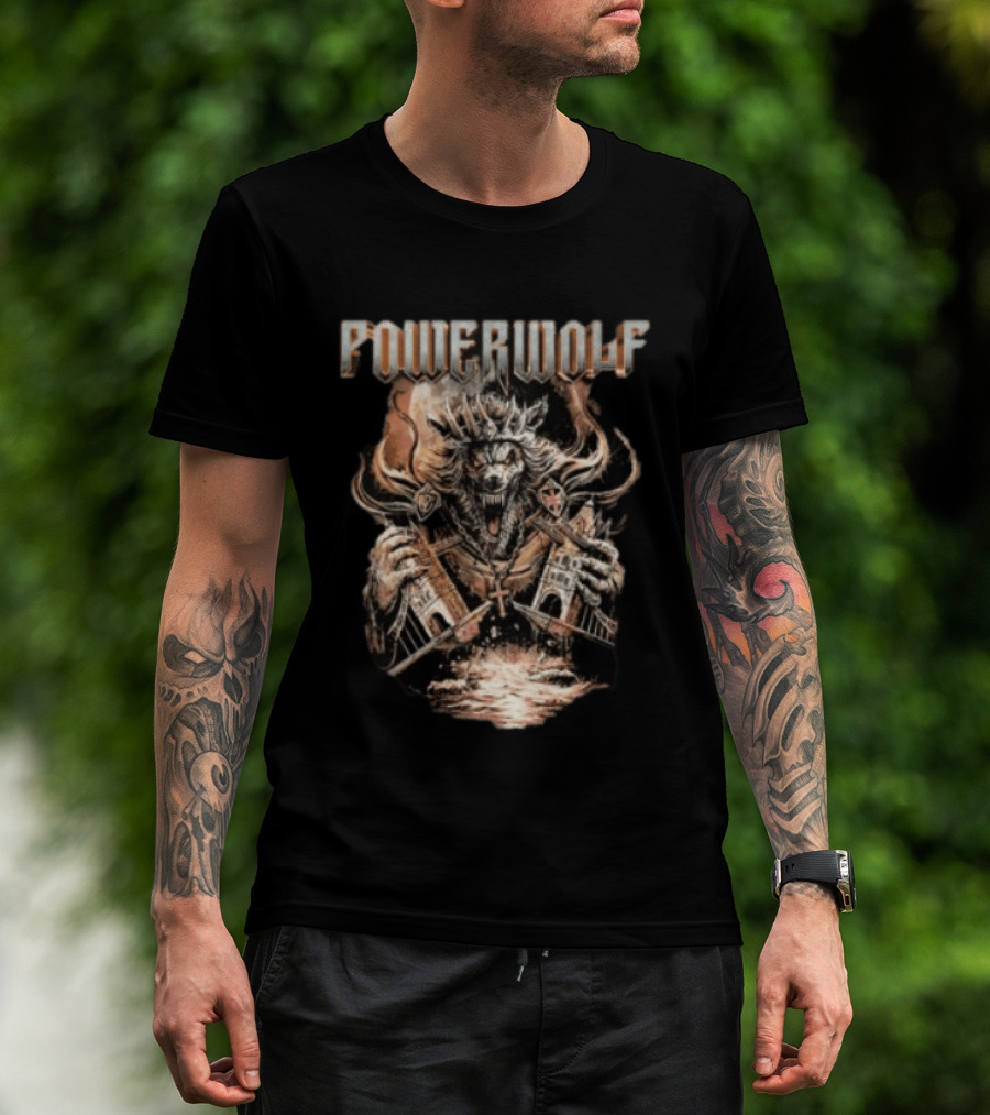 Powerwolf Wake Up The Wembley Metal Mass Ovo Arena London Tour 2026 T-Shirt