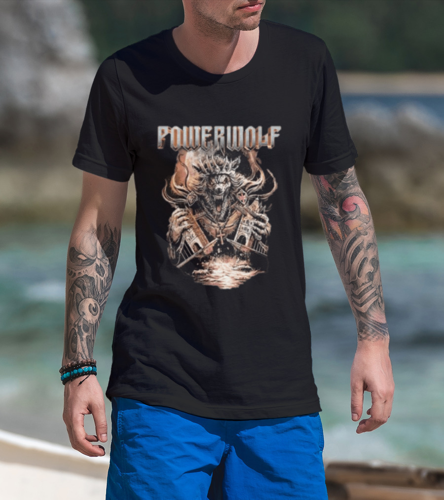Powerwolf Wake Up The Wembley Metal Mass Ovo Arena London Tour 2026 T-Shirt
