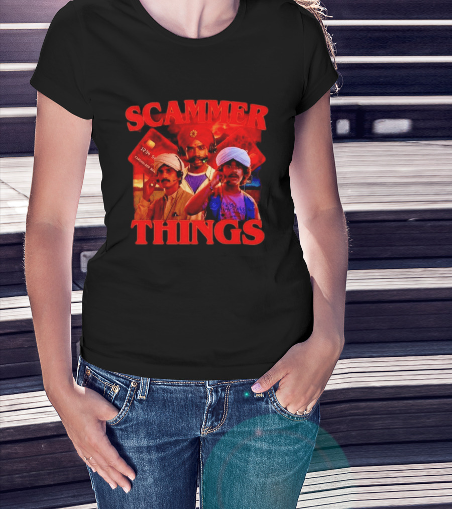 Scammer Things Credit Card Call Center T-Shirt