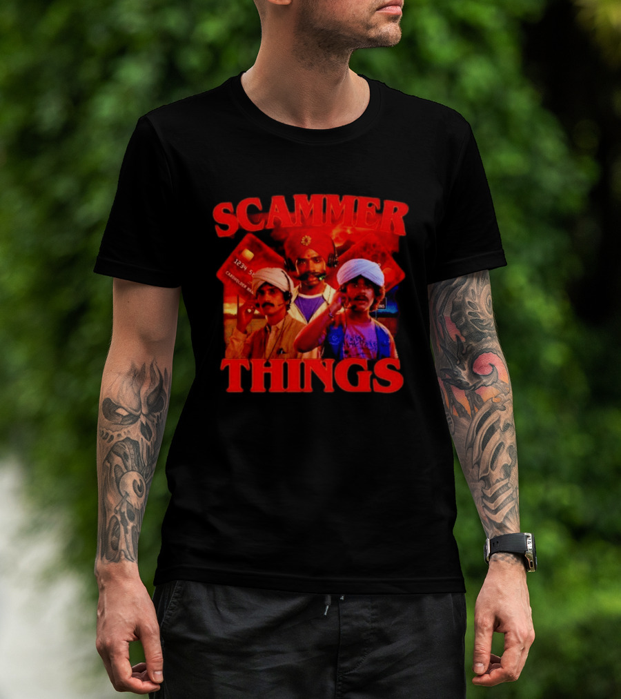 Scammer Things Credit Card Call Center T-Shirt