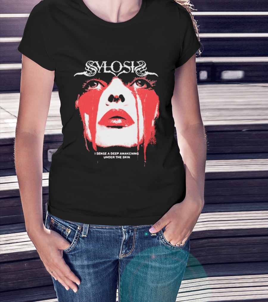 Sylosis I Sense A Deep Awakening Under The Skin Blood Tears Face T-Shirt