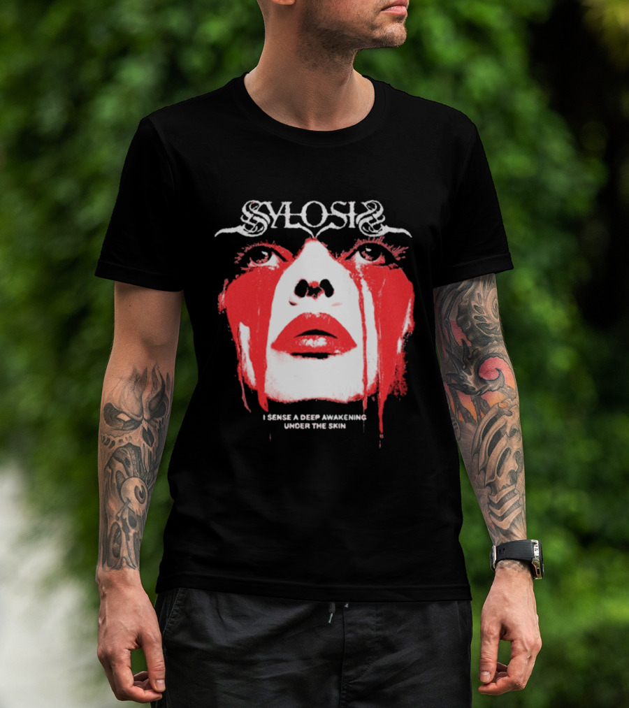 Sylosis I Sense A Deep Awakening Under The Skin Blood Tears Face T-Shirt