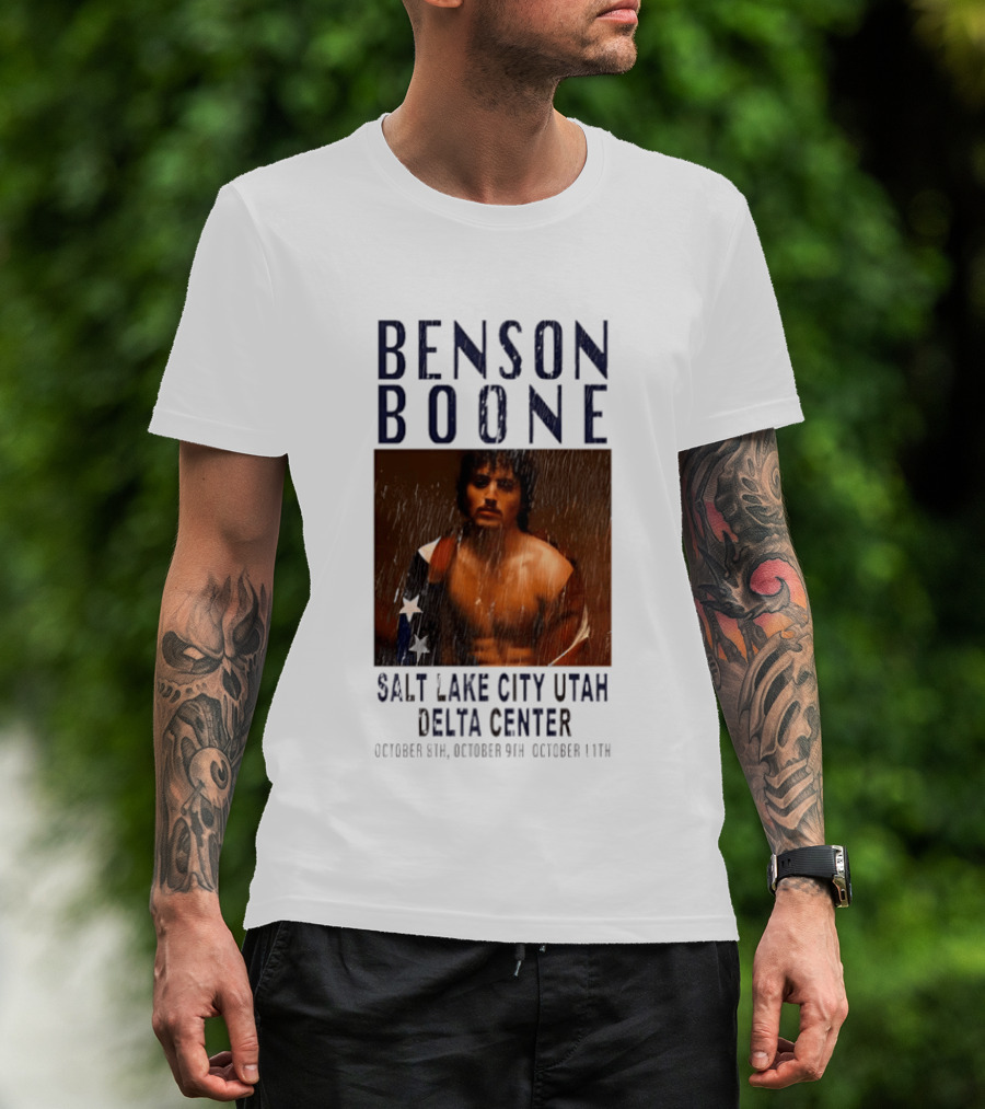 Benson Boone Salt Lake City Utah Delta Center October 8th 9th 11th T-Shirt