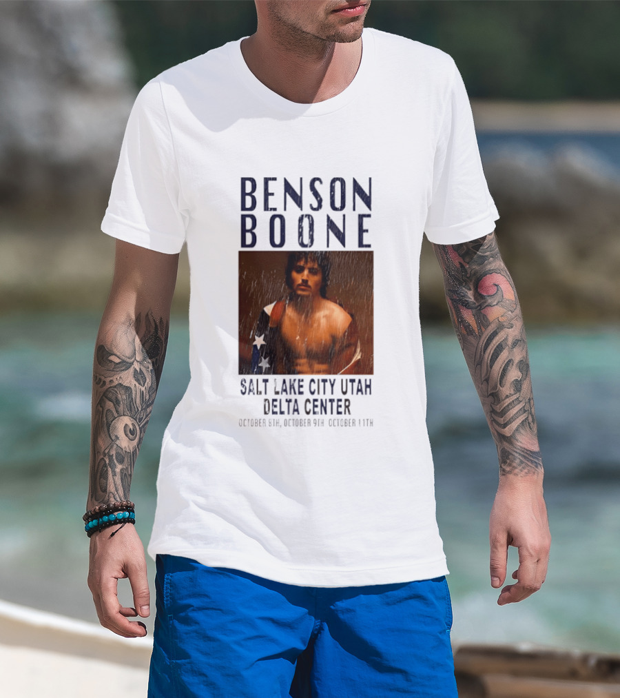 Benson Boone Salt Lake City Utah Delta Center October 8th 9th 11th T-Shirt
