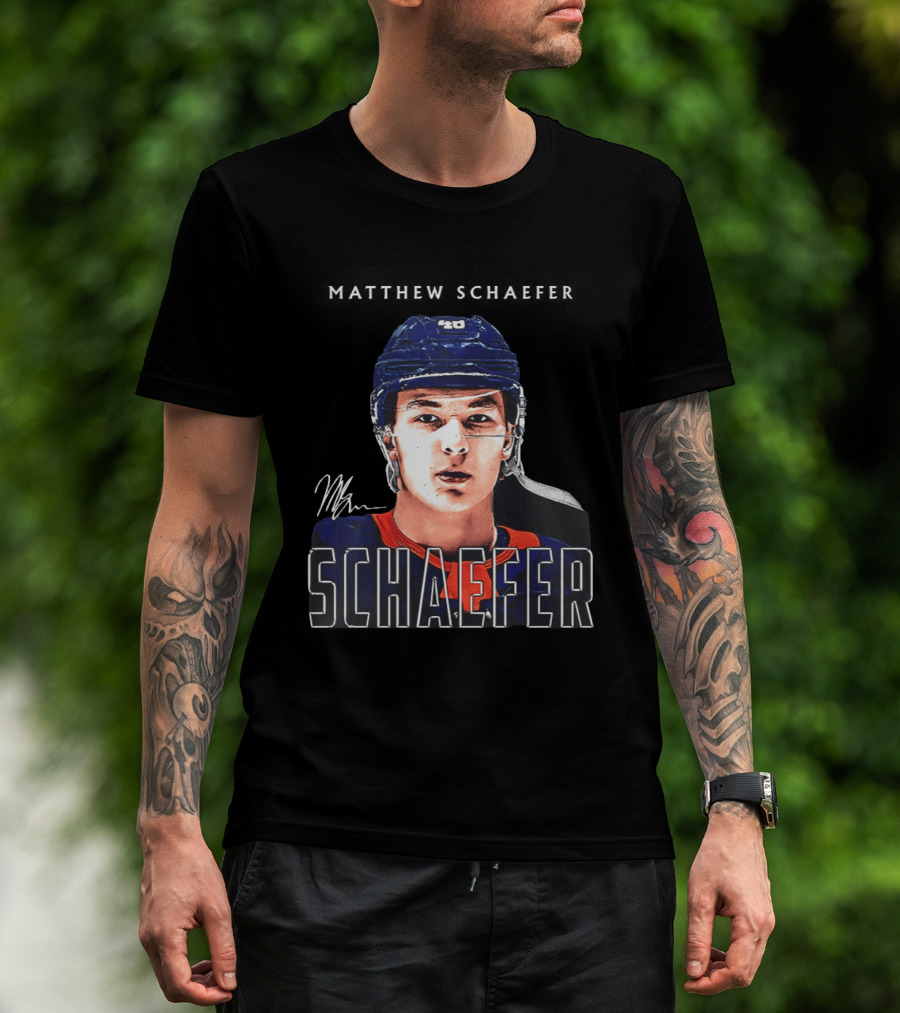 Schaefer 40 NY Islanders Hockey Player T-Shirt