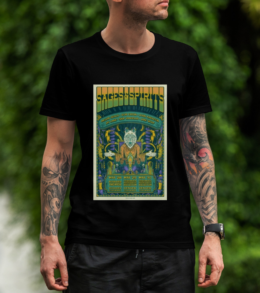 Sages And Spirits In Boulder Cl May 28 2026 T-Shirt