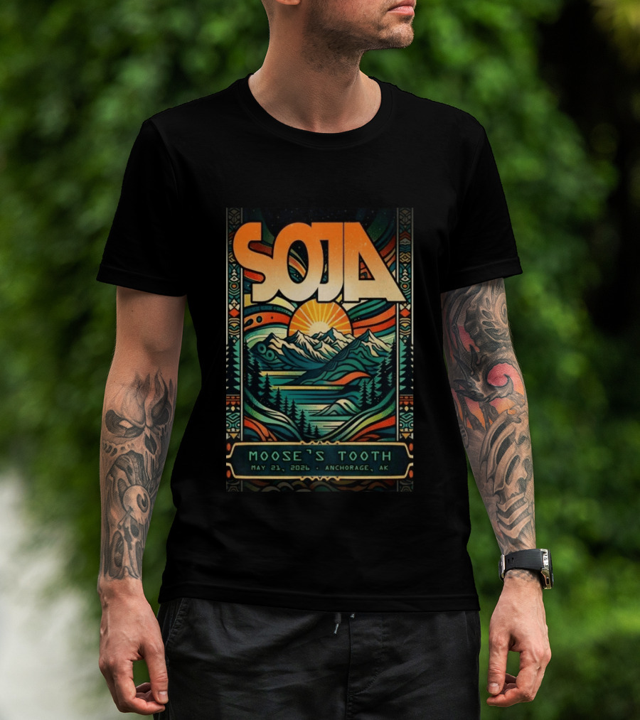 Soja Moose's Tooth Anchorage AK May 21 2026 T-Shirt