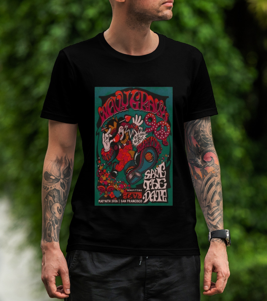 Wavy Gravy May 2026 Bay Area Gig T-Shirt