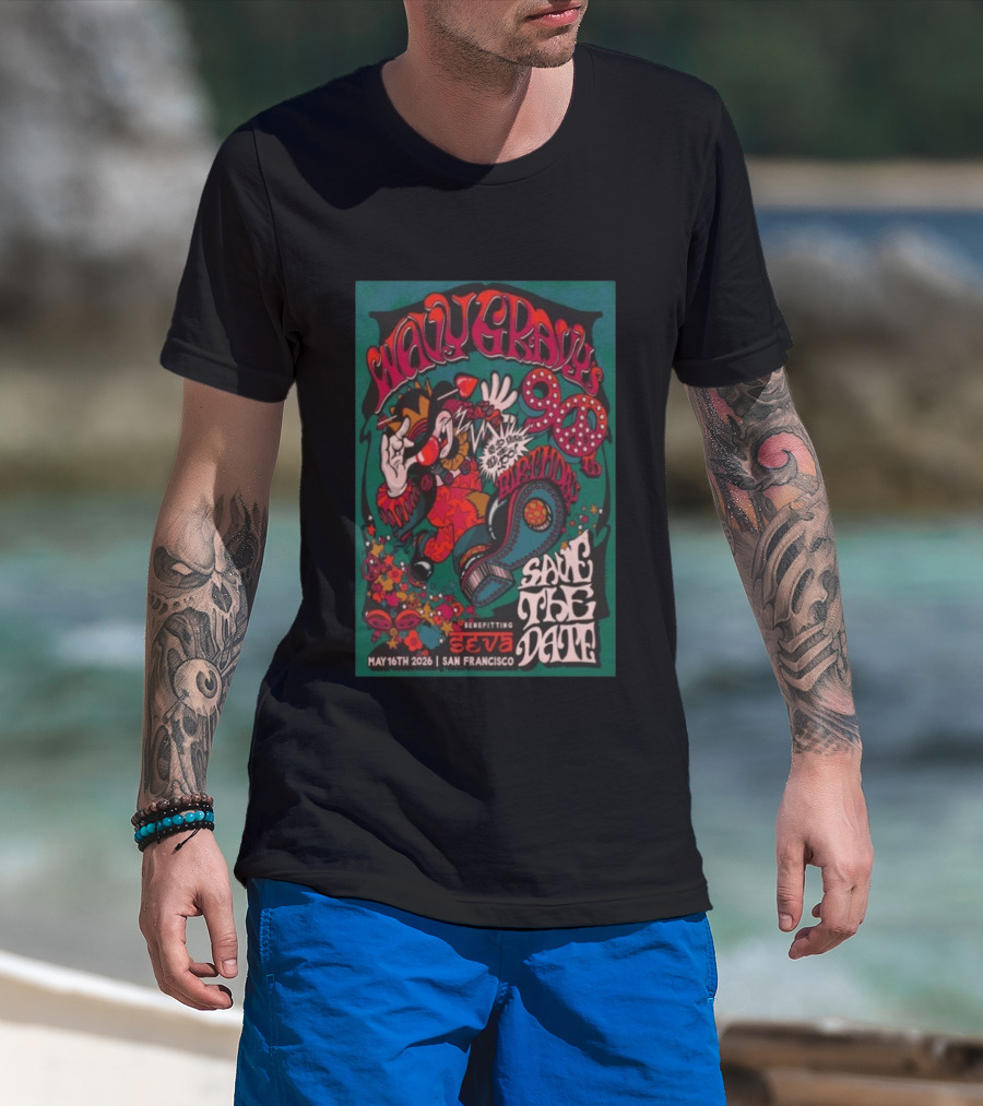 Wavy Gravy May 2026 Bay Area Gig T-Shirt