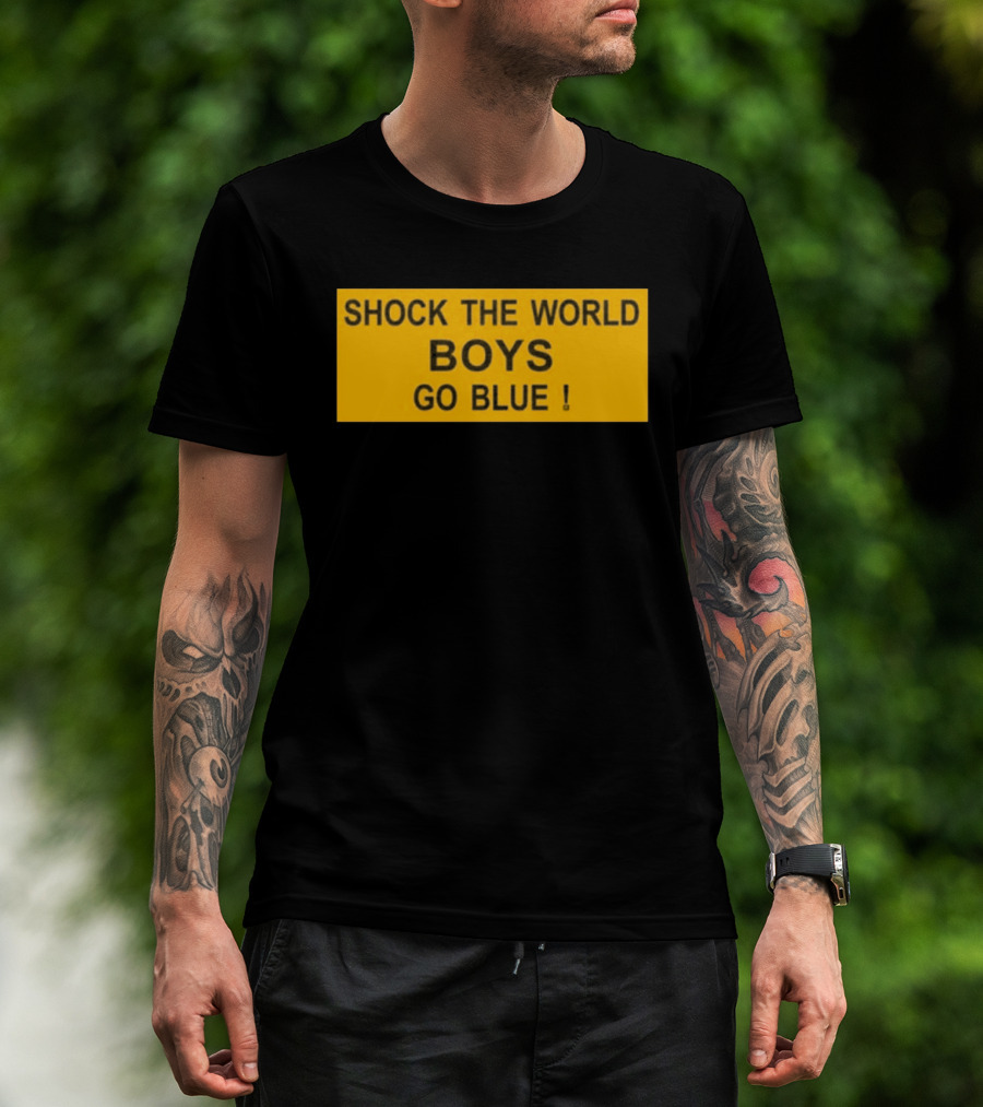 Shock The World Boys Go Blue T-Shirt