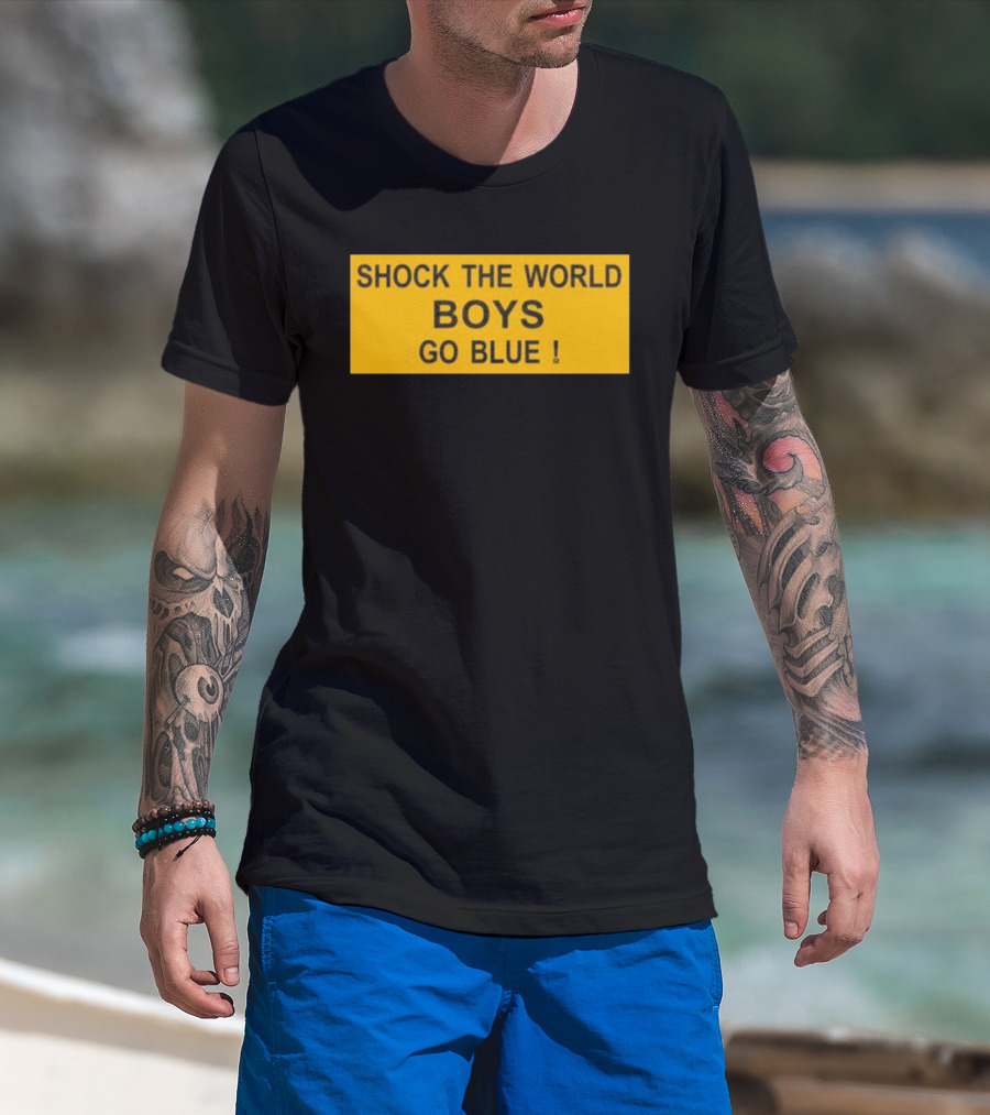 Shock The World Boys Go Blue T-Shirt