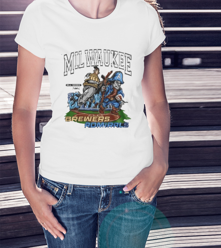 Milwaukee Brewers Admirals 2026 Night Collaboration T-Shirt