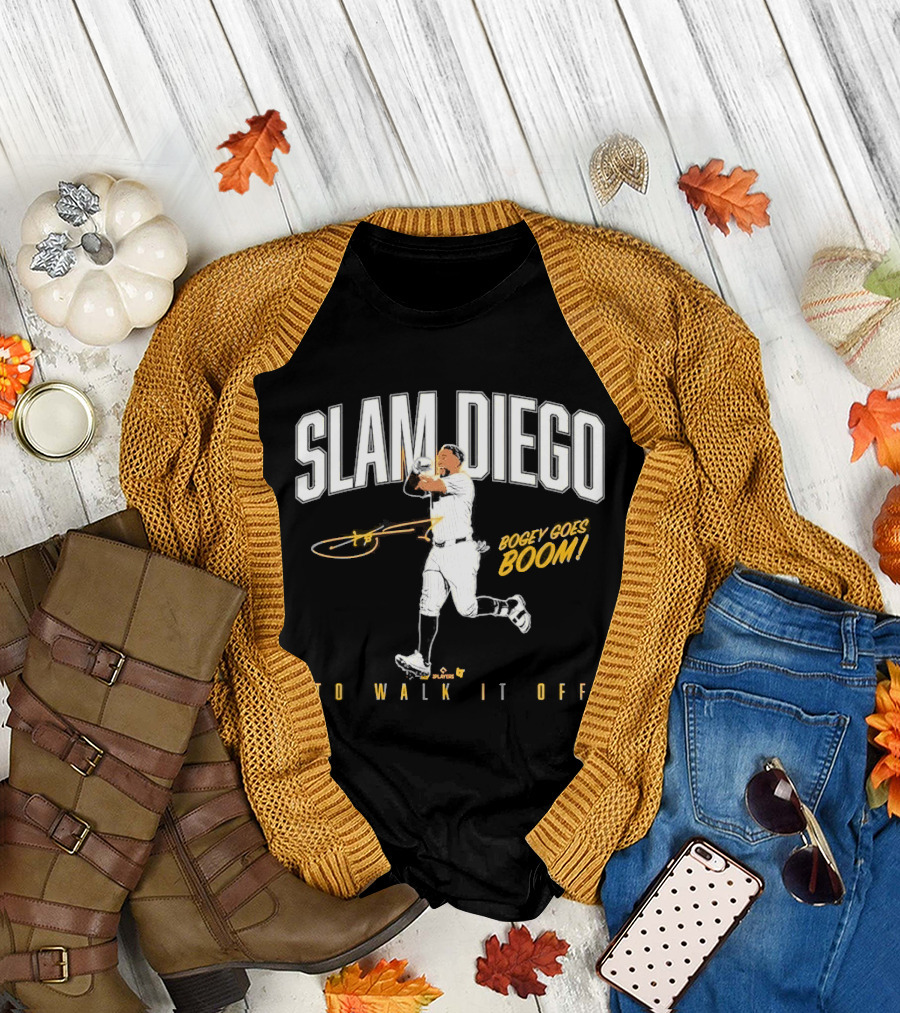 SLAM DIEGO Bogey Boga Boom To Walk It Off T-Shirt