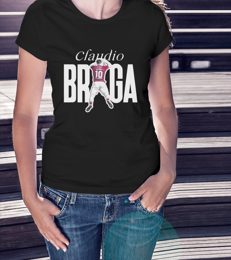 Cláudio Braga 10 Midlothian Football Club Player T-Shirt
