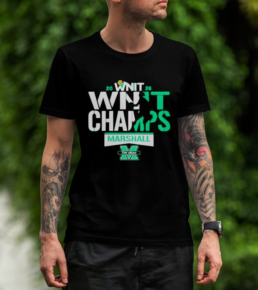 Marshall Thundering Herd 2026 WNIT Champs T-Shirt